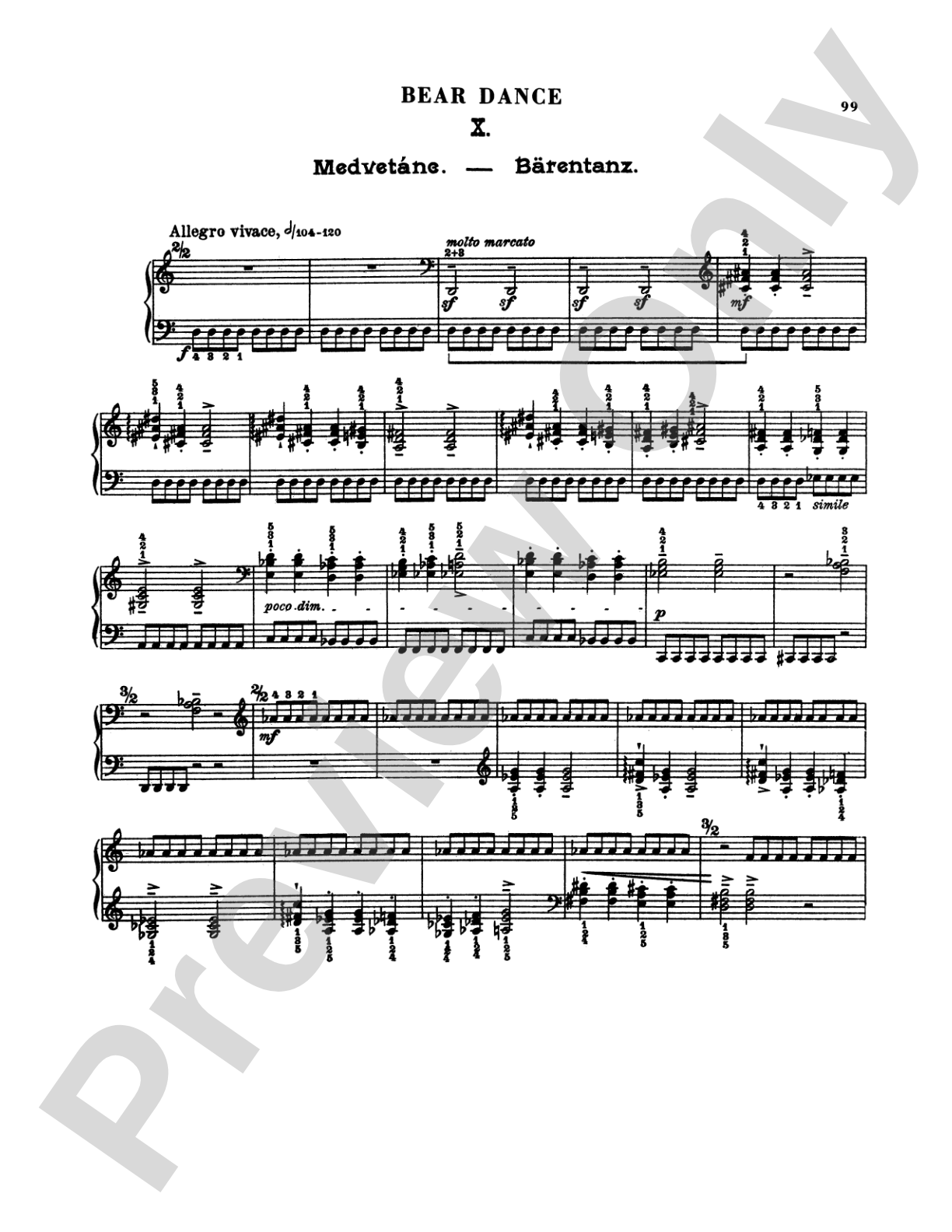 Bartók: Album for Piano