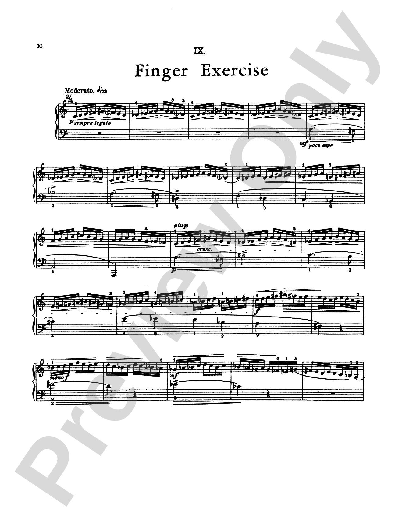Bartók: Ten Easy Pieces