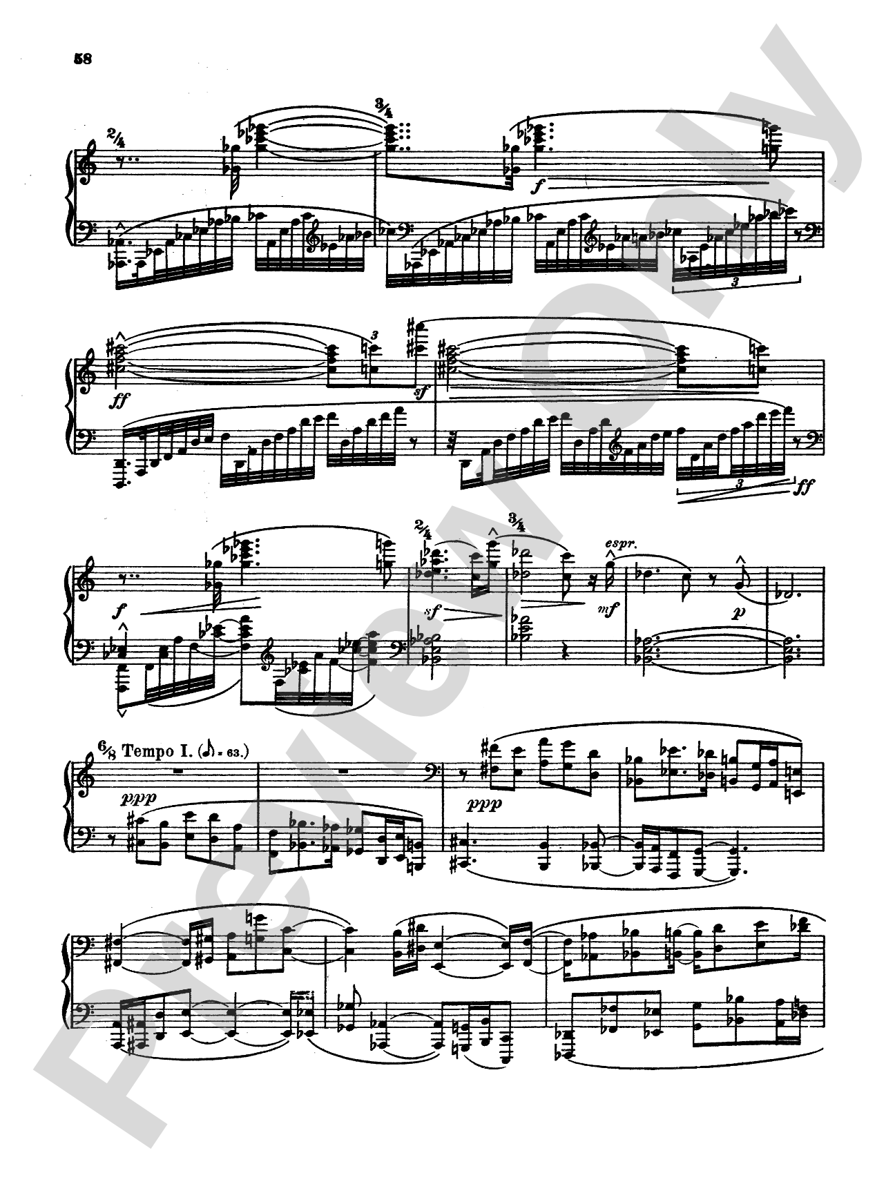 Bartók: Two Elegies, Op. 8B: Piano