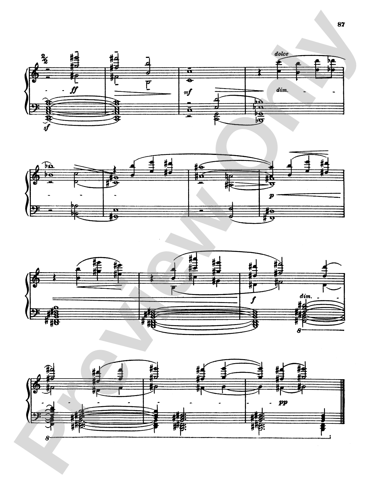 Bartók: Four Nenies, Op. 8: Piano