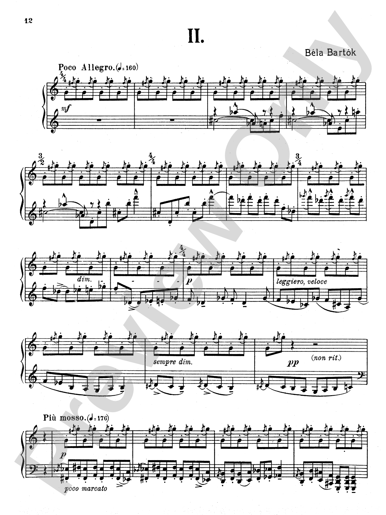 Bartók: Two Roumanian Dances, Op. 8A
