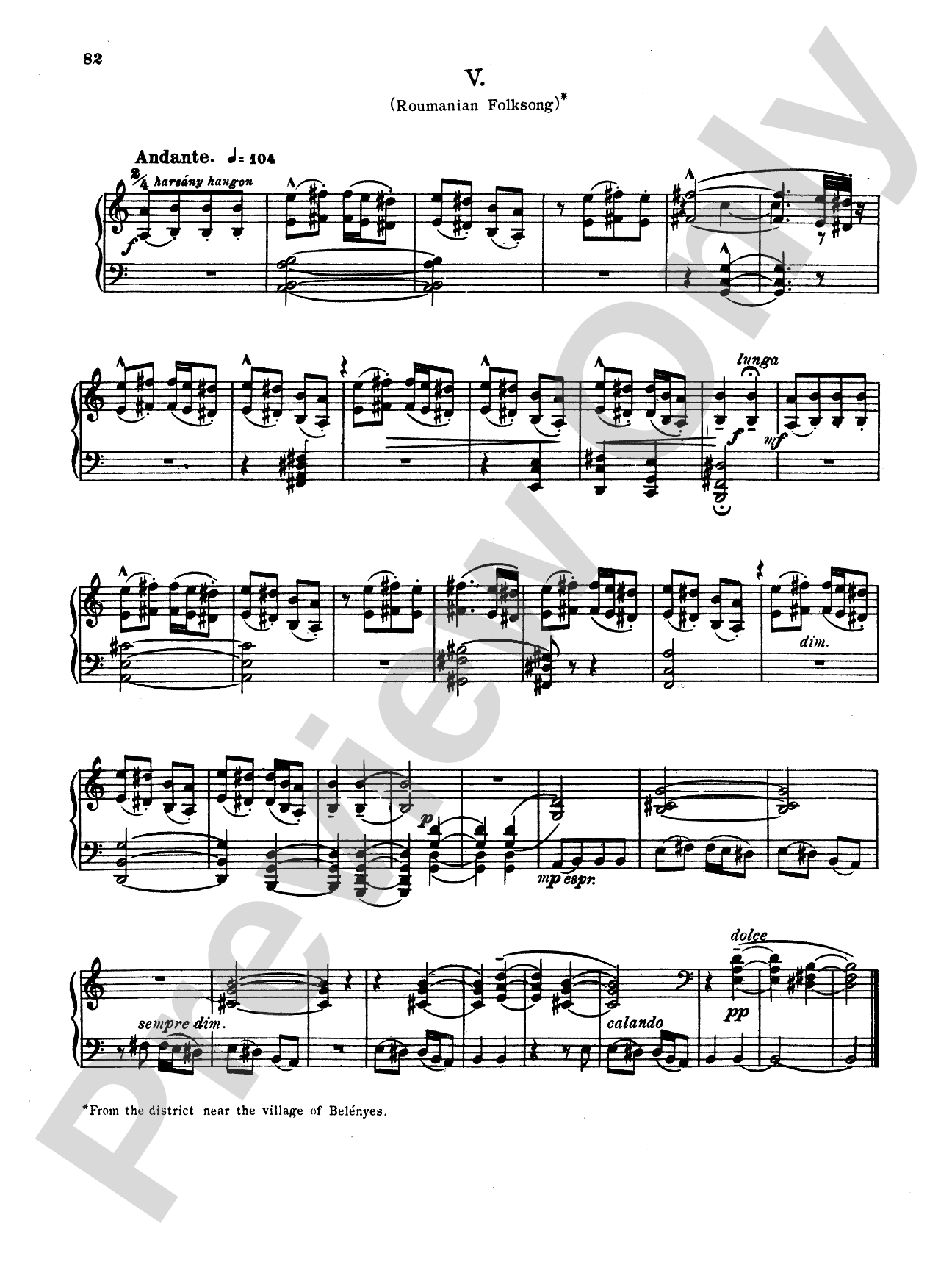 Bartók: Sketches, Op. 9