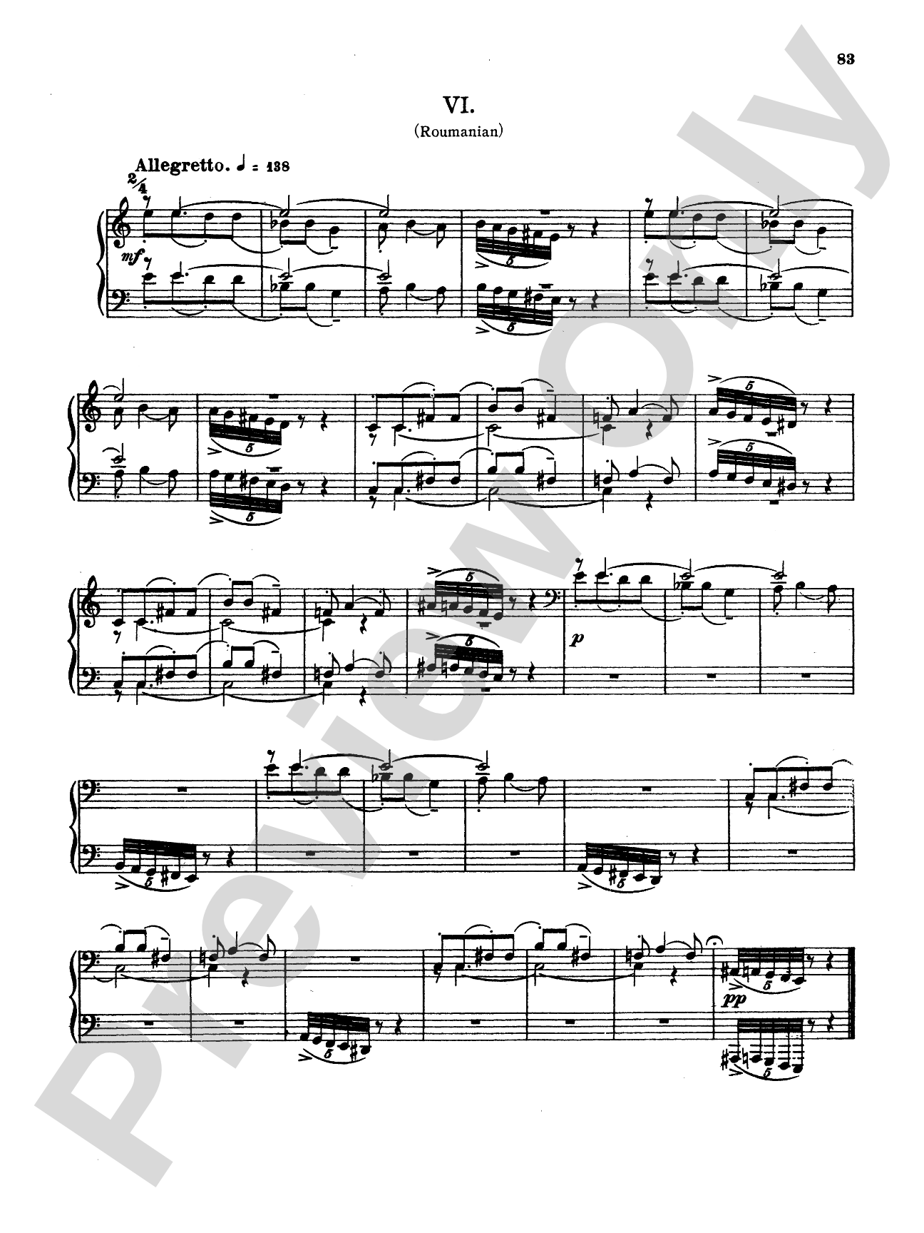 Bartók: Sketches, Op. 9
