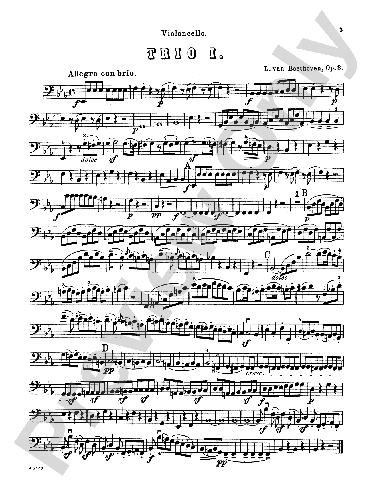 Beethoven: String Trio Compilations