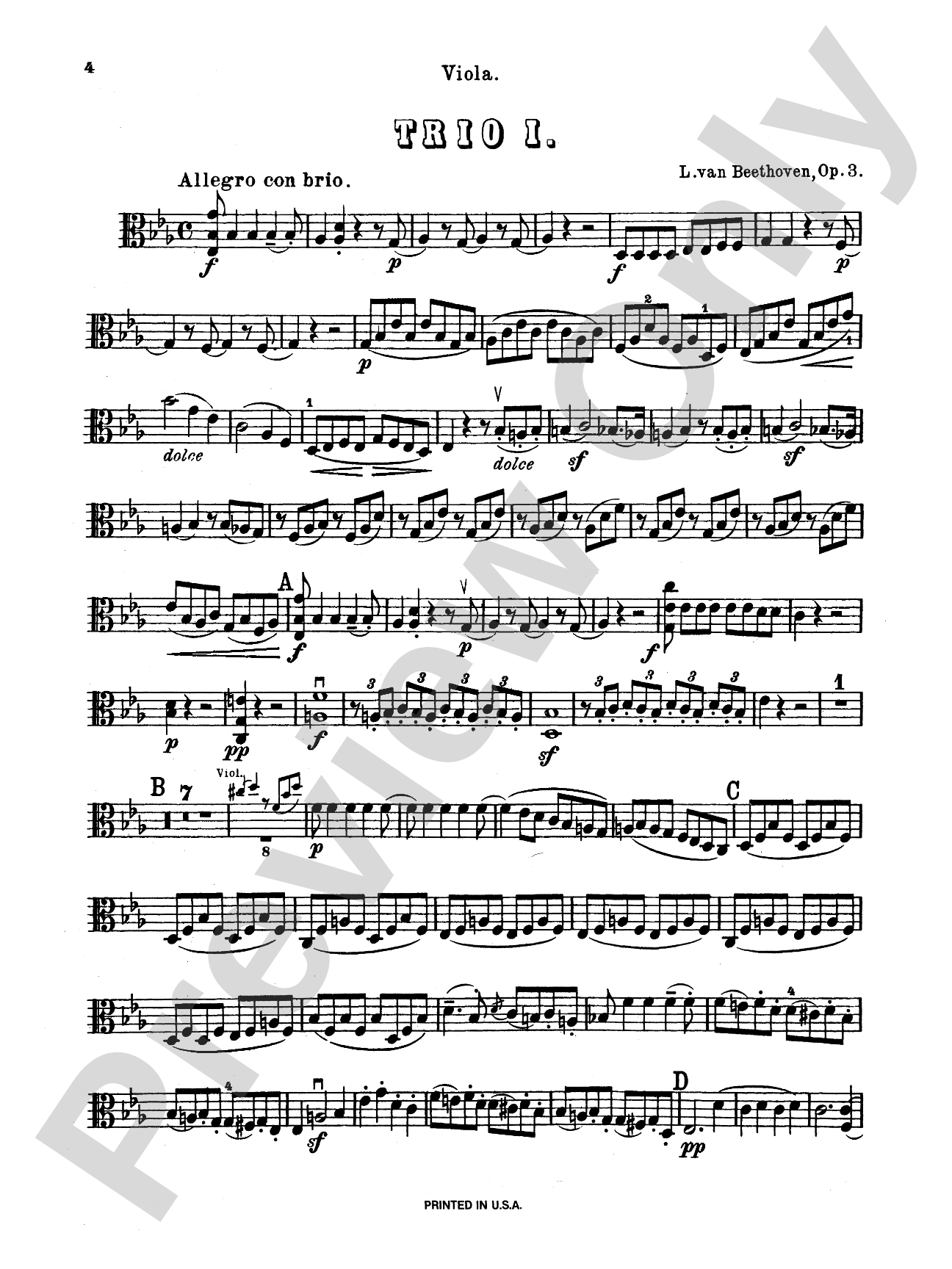 Beethoven: String Trio Compilations