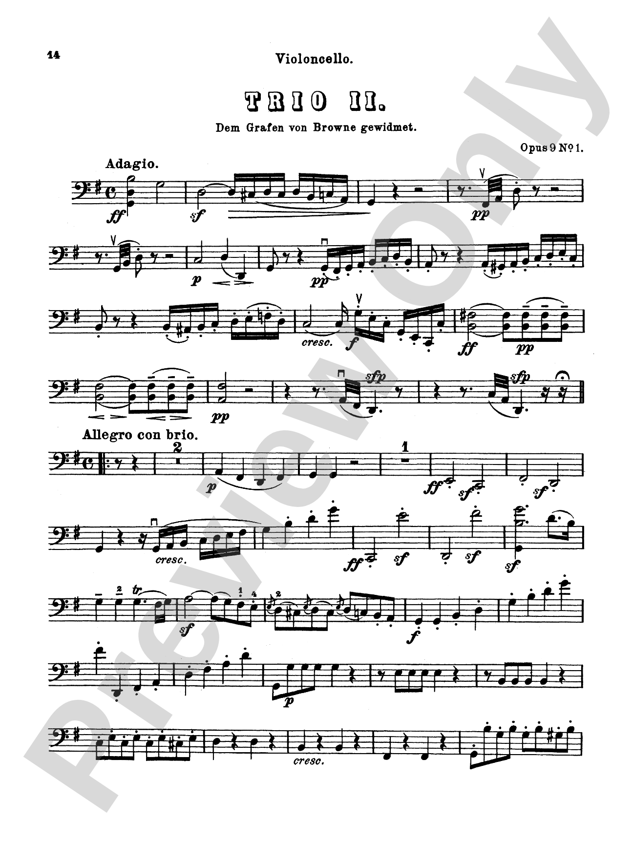 Beethoven: String Trio Compilations