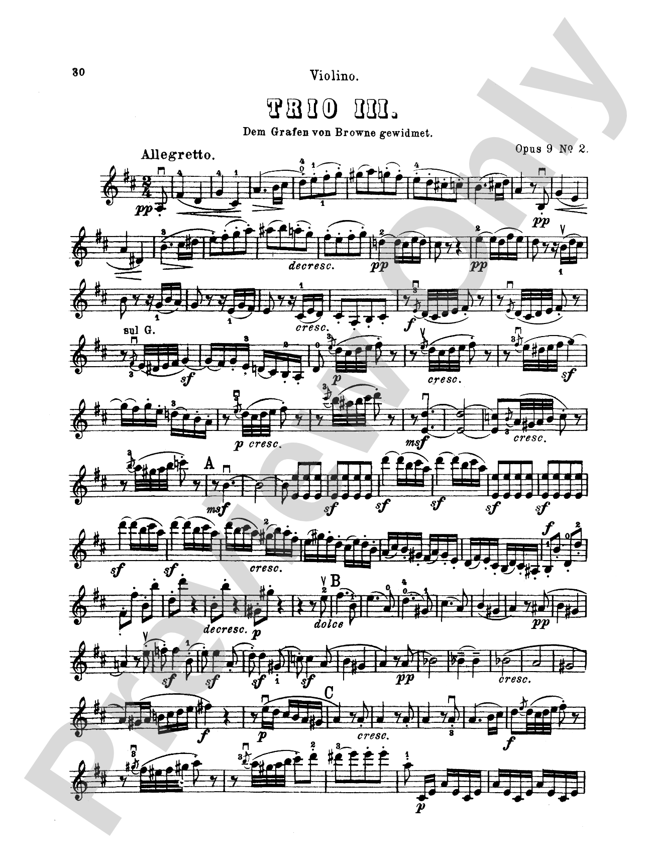 Beethoven: String Trio Compilations