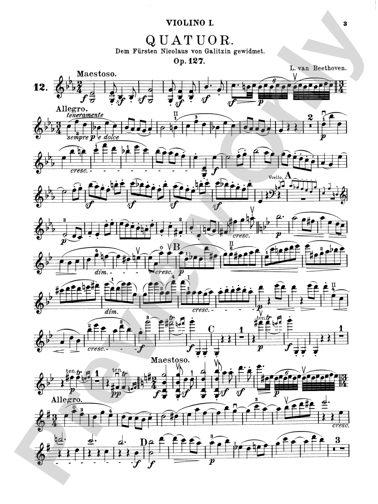 Beethoven: String Quartets, Volume III