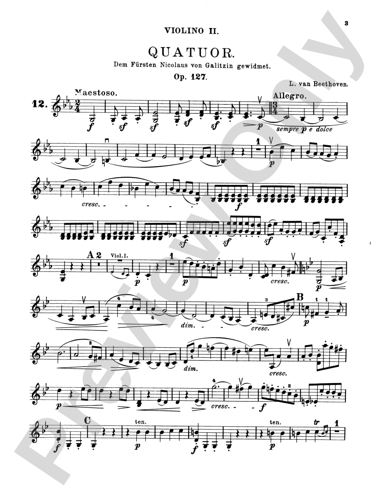 Beethoven: String Quartets, Volume III