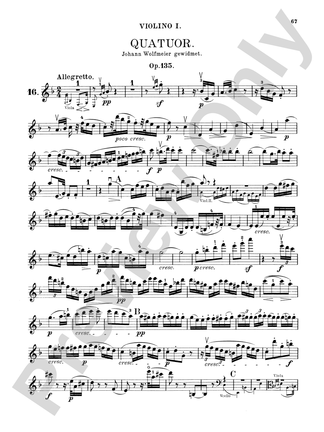 Beethoven: String Quartets, Volume III