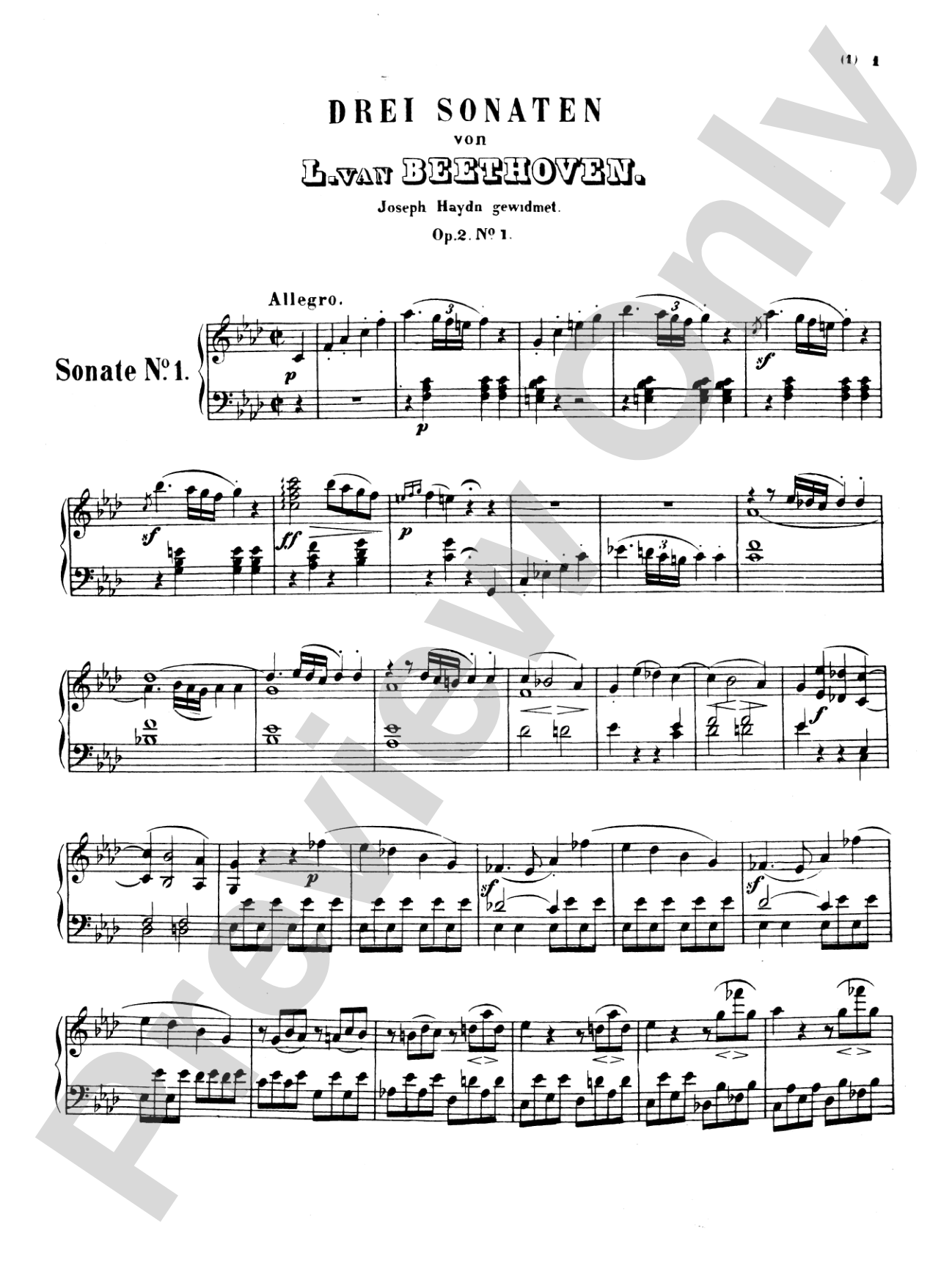 Beethoven: Sonatas (Urtext), Volume I (Nos. 1-15): Piano Book