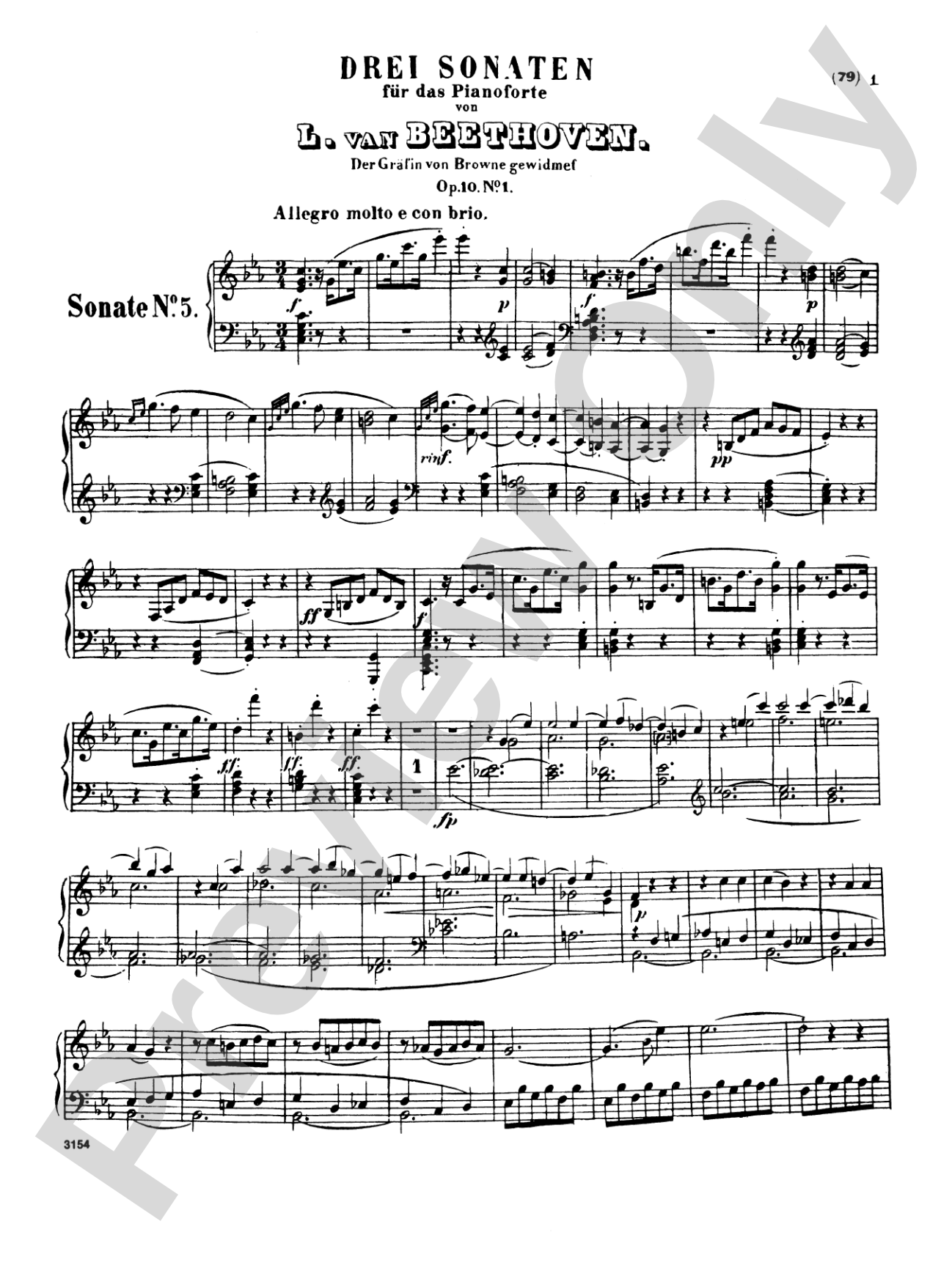 Beethoven: Sonatas (Urtext), Volume I (Nos. 1-15)