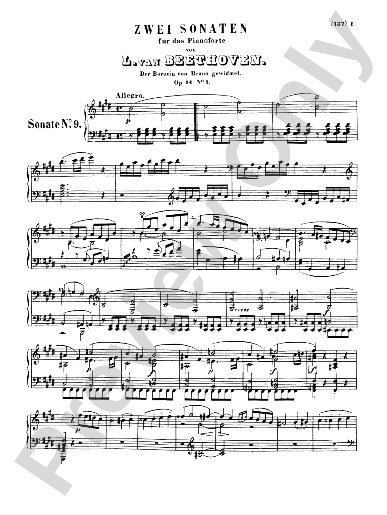 Beethoven: Sonatas (Urtext), Volume I (Nos. 1-15)