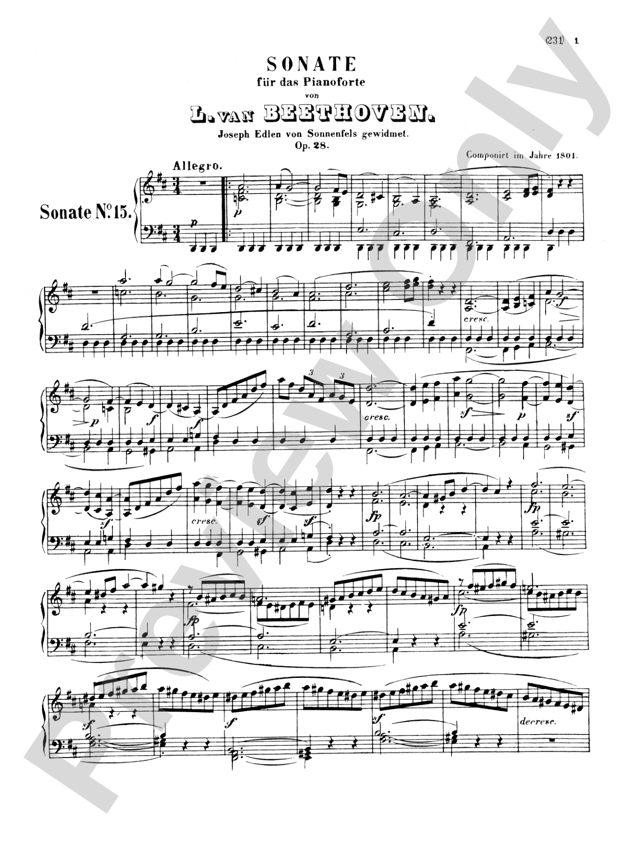 Beethoven: Sonatas (Urtext), Volume I (Nos. 1-15)
