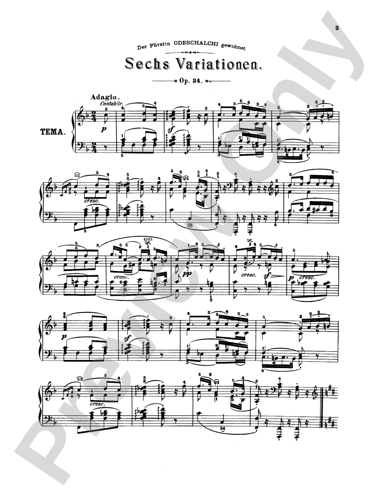 Beethoven: Variations (Volume I)