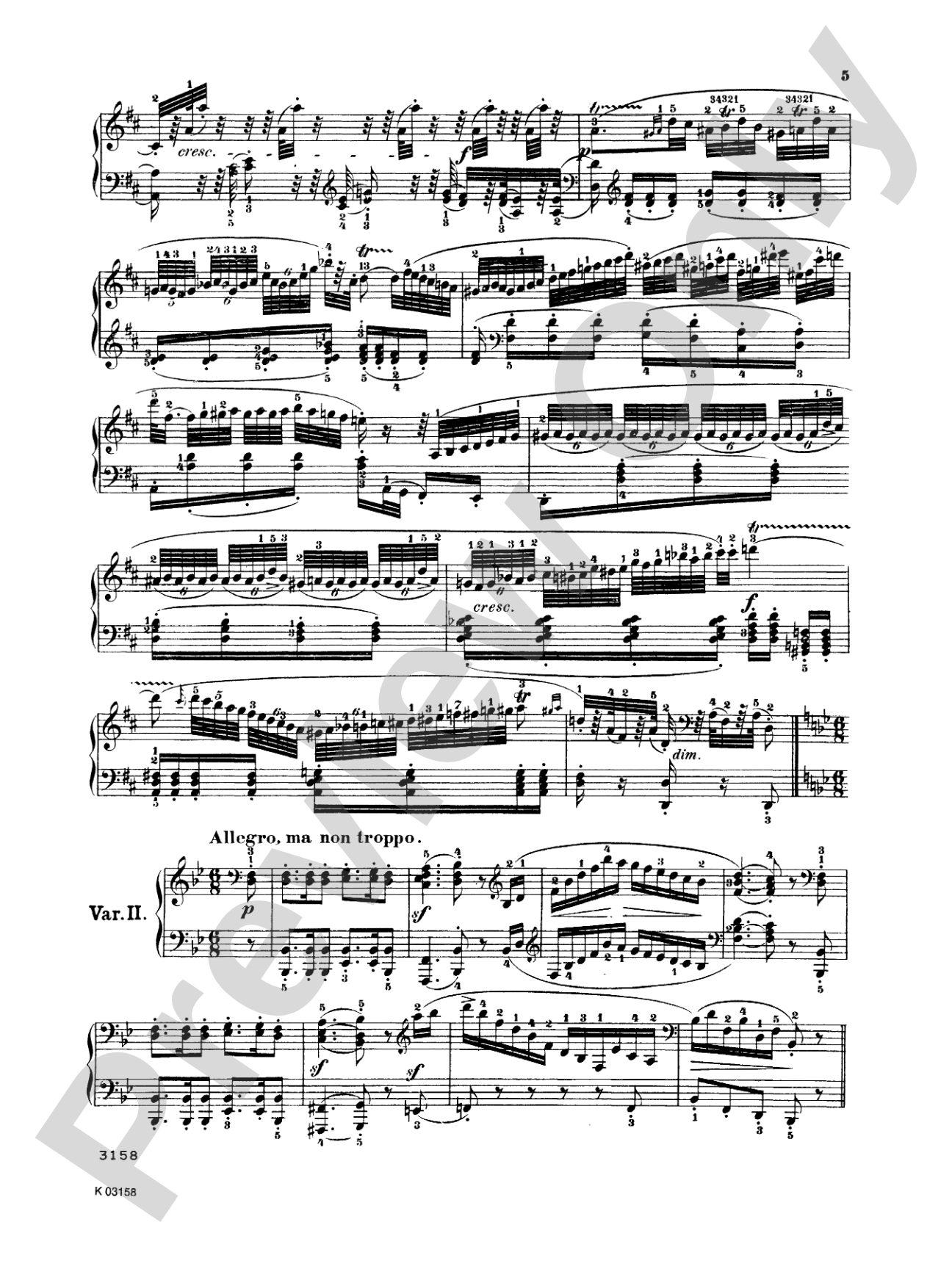 Beethoven: Variations (Volume I): Piano Book
