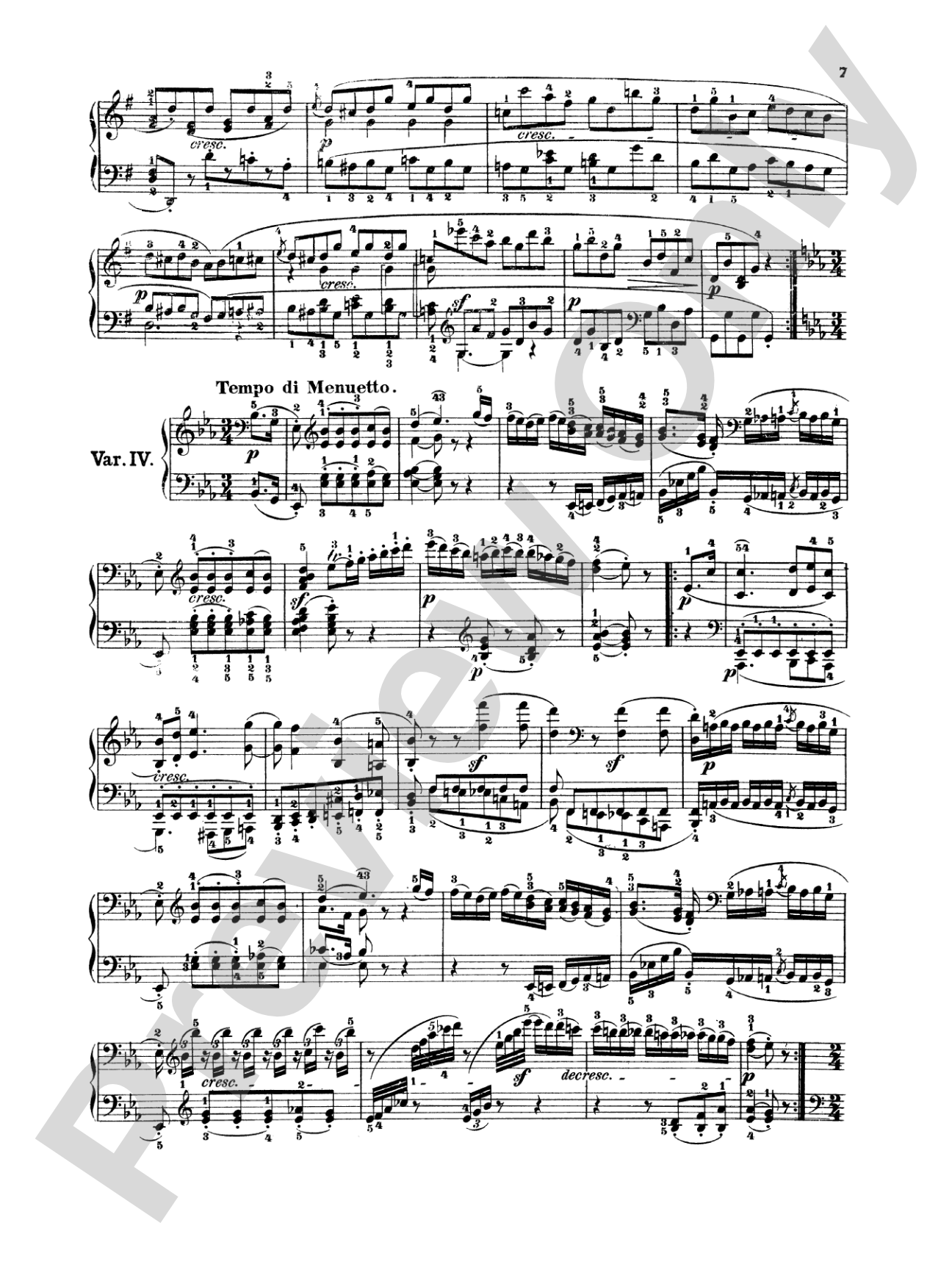 Beethoven: Variations (Volume I): Piano Book