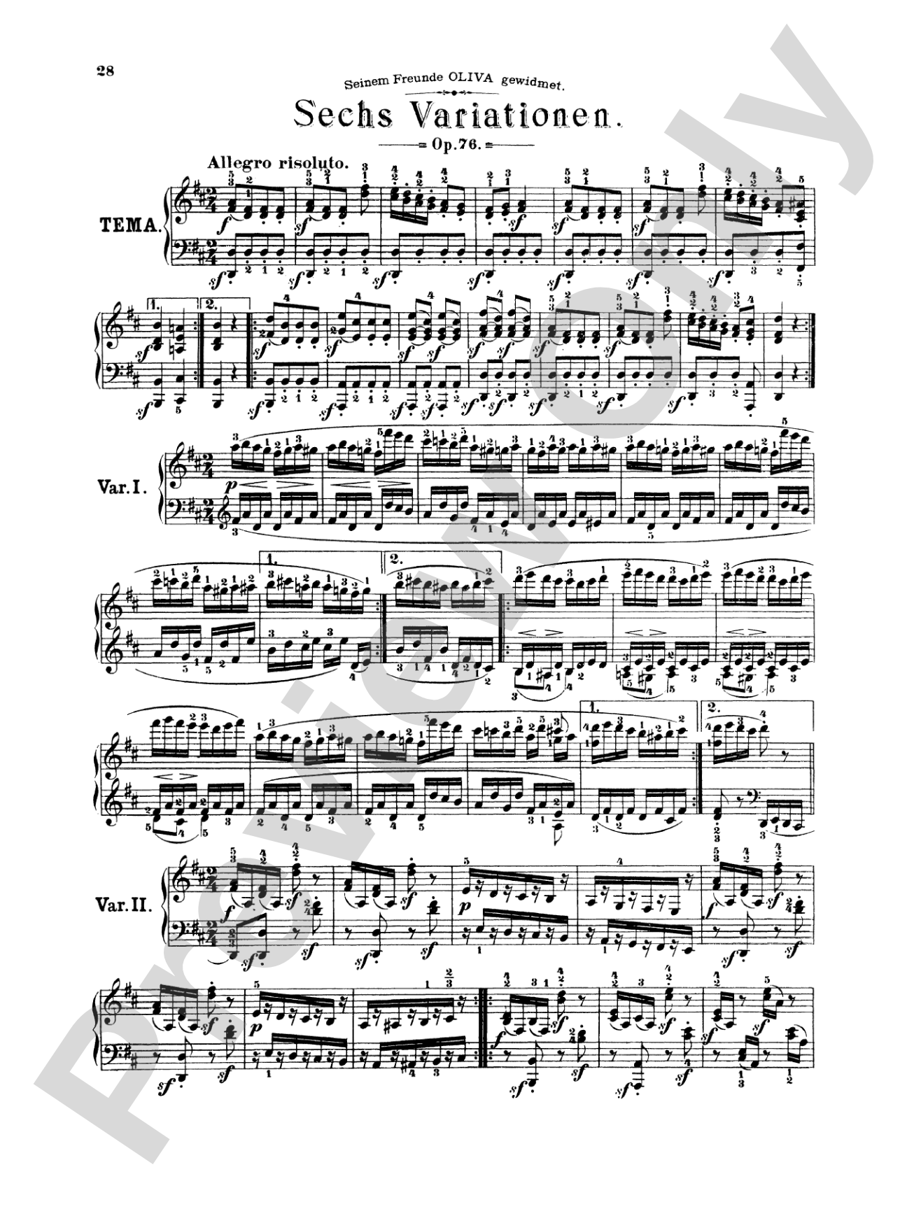 Beethoven: Variations (Volume I)