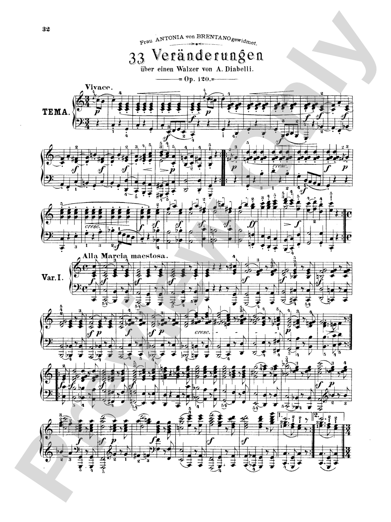 Beethoven: Variations (Volume I)