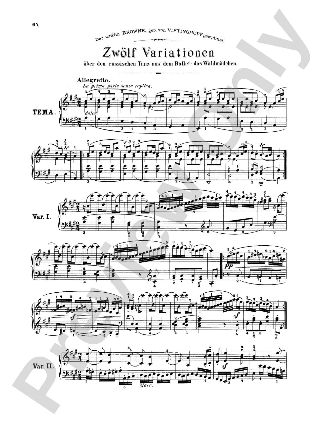Beethoven: Variations (Volume I)