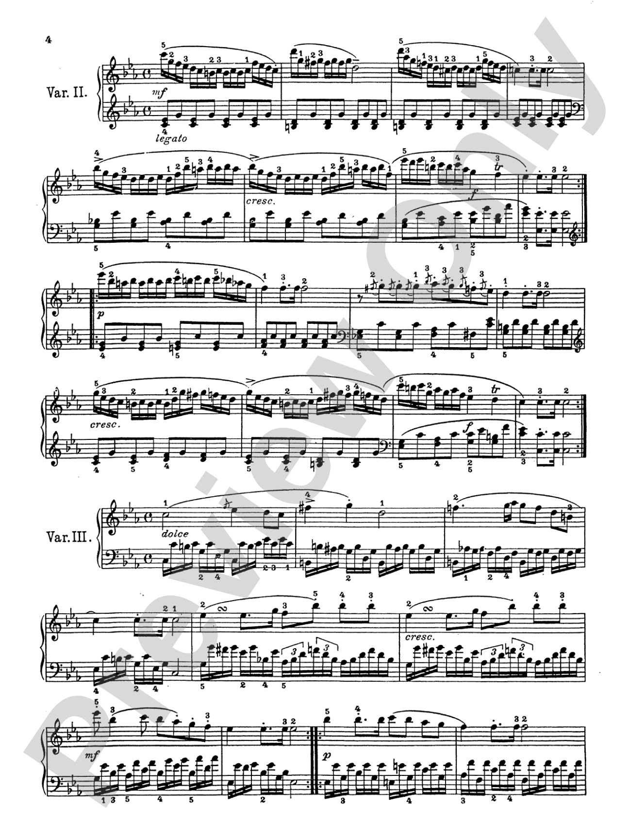 Beethoven: Variations (Volume II): Piano Book