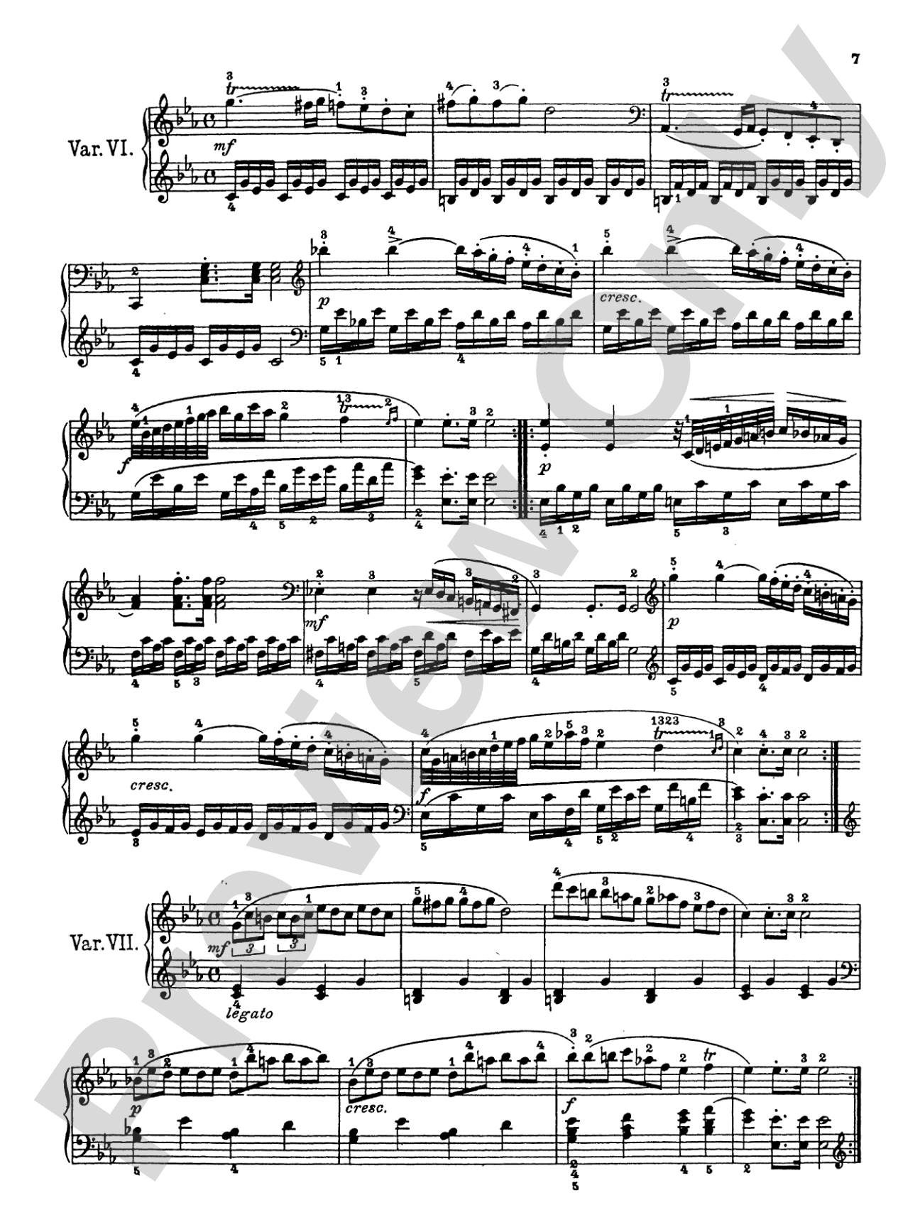 Beethoven: Variations (Volume II): Piano Book