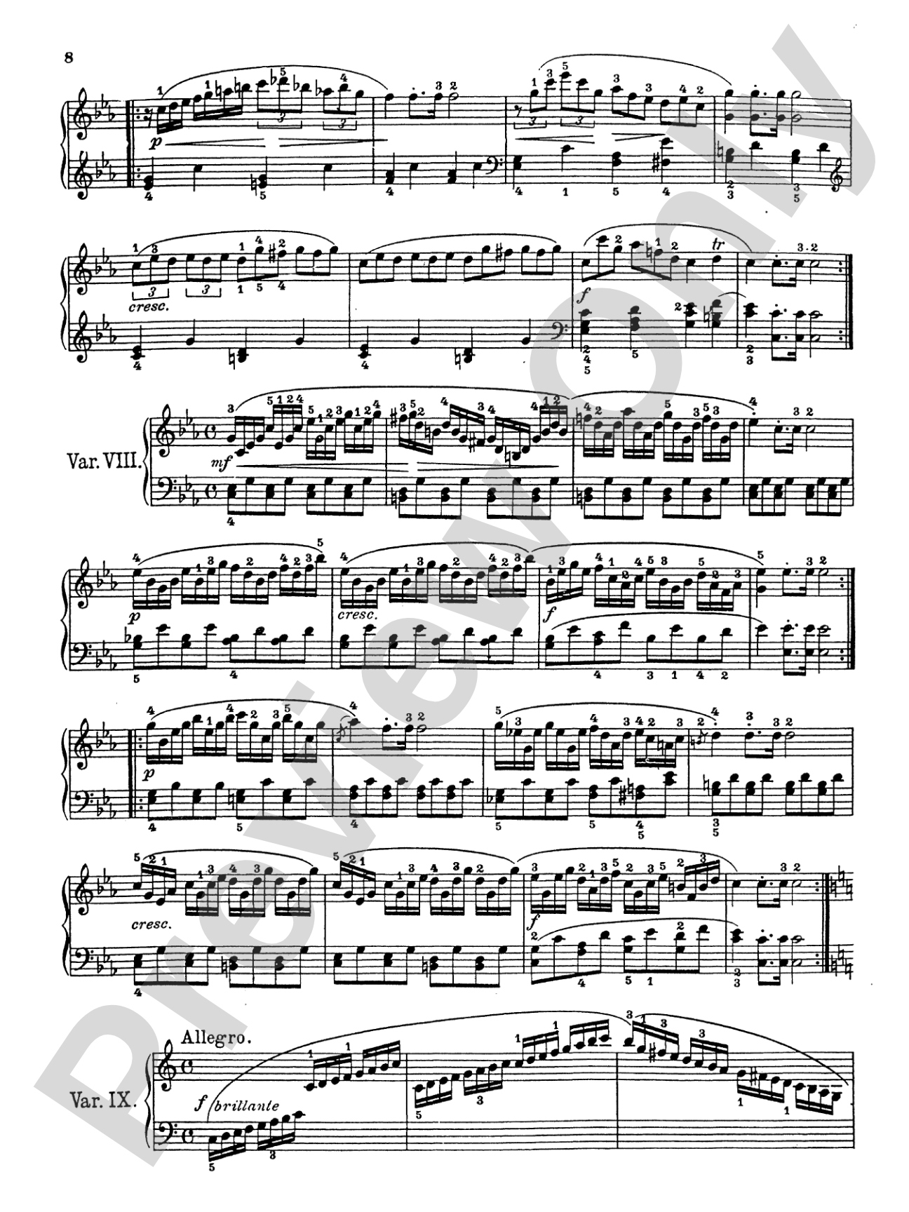 Beethoven: Variations (Volume II): Piano Book