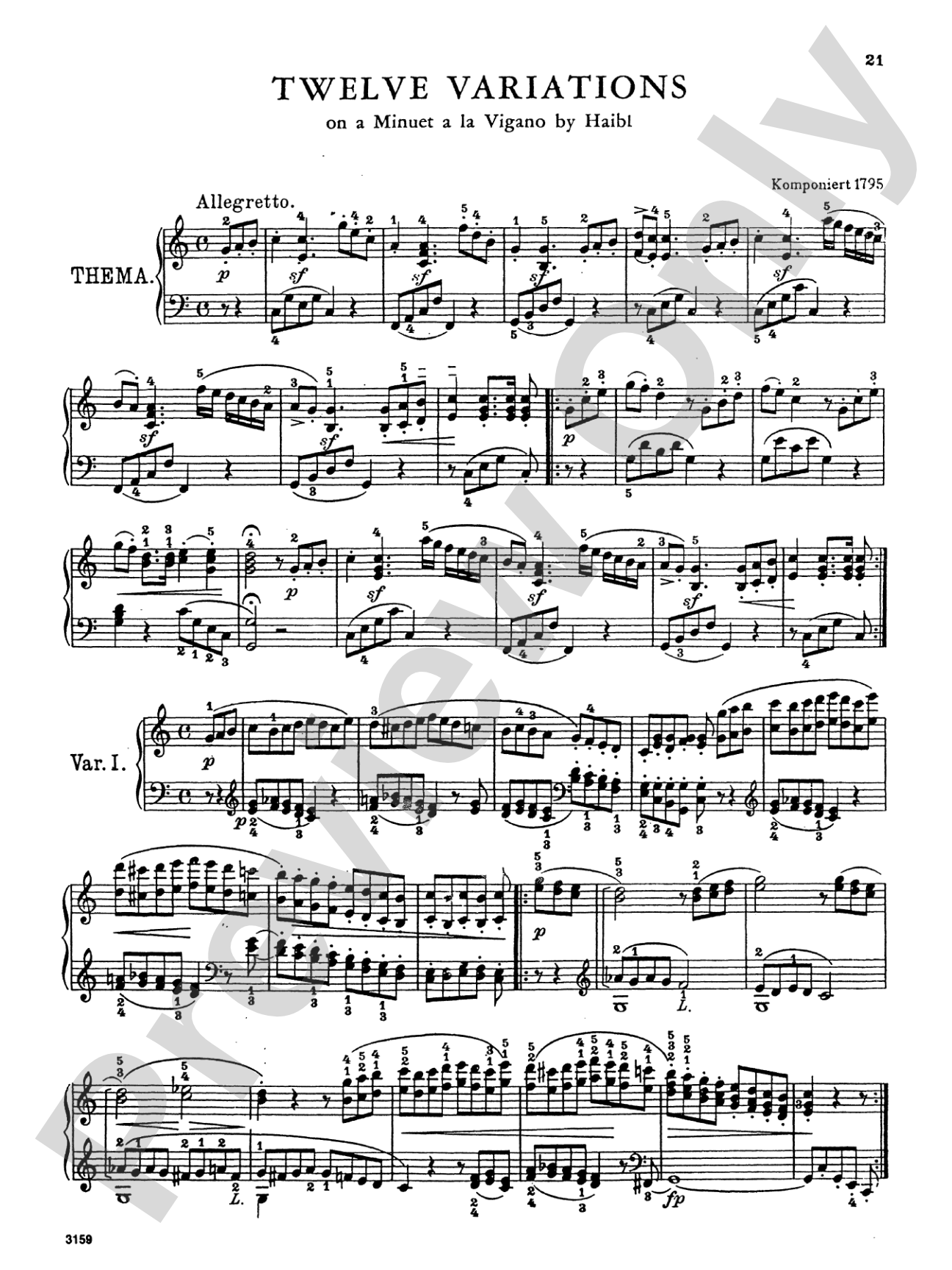 Beethoven: Variations (Volume II)