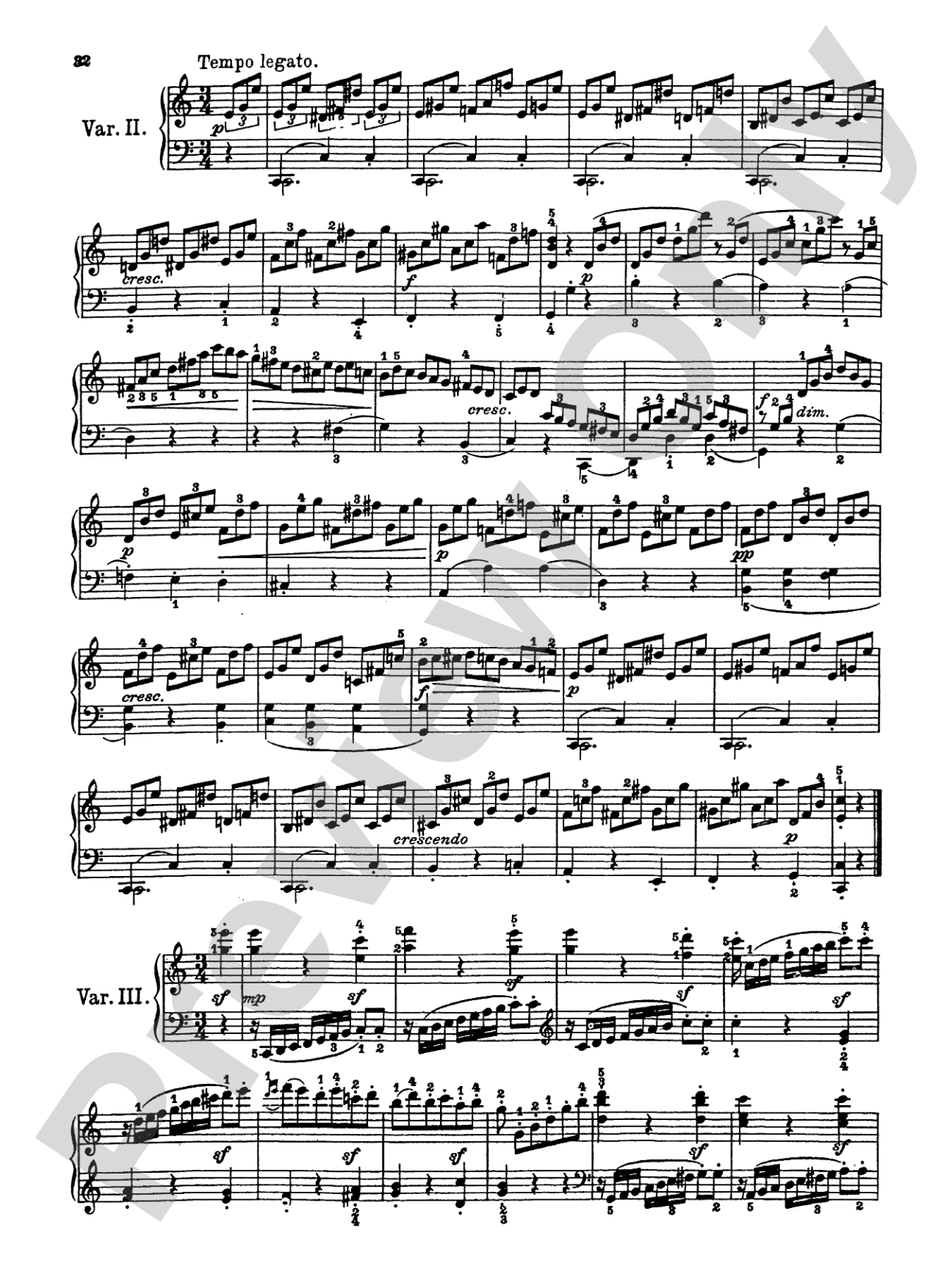 Beethoven: Variations (Volume II)