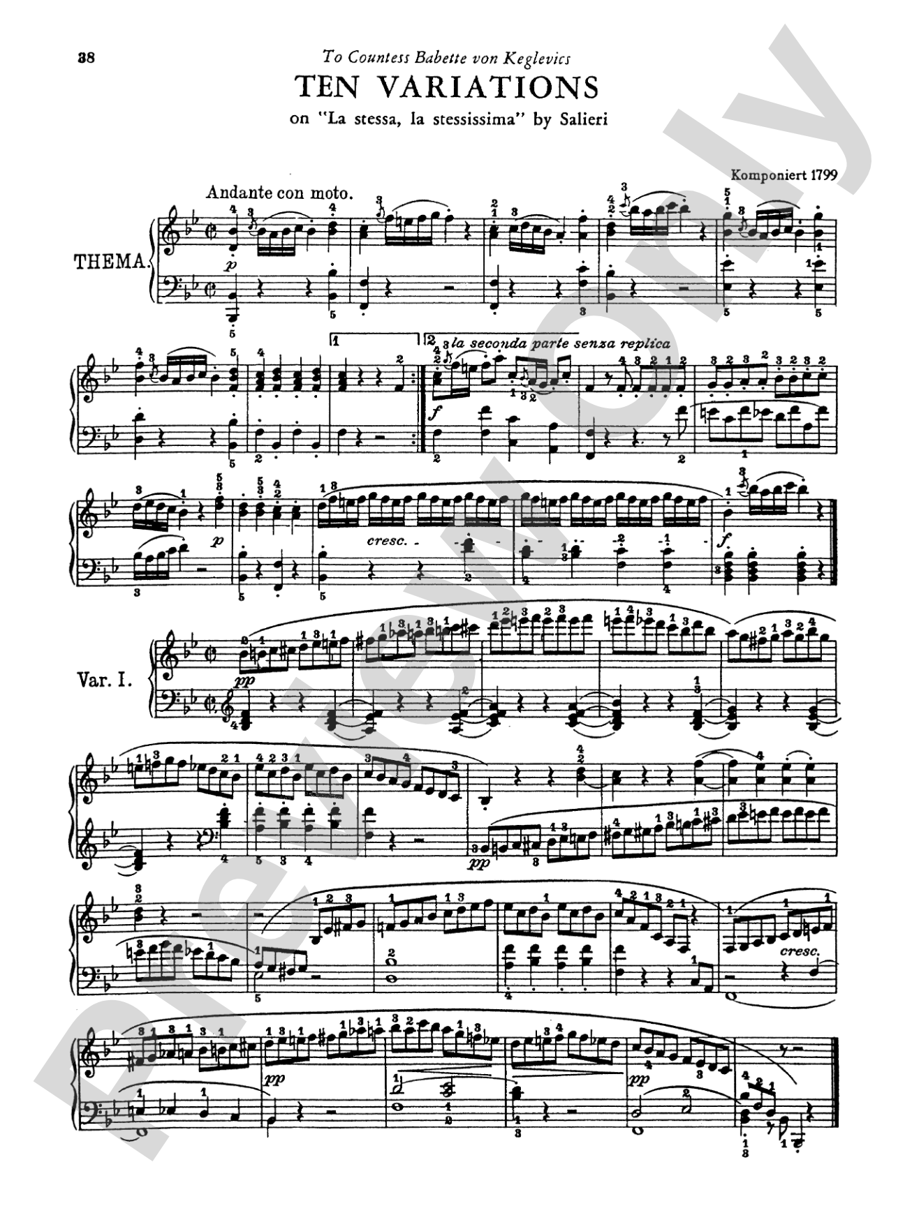 Beethoven: Variations (Volume II)