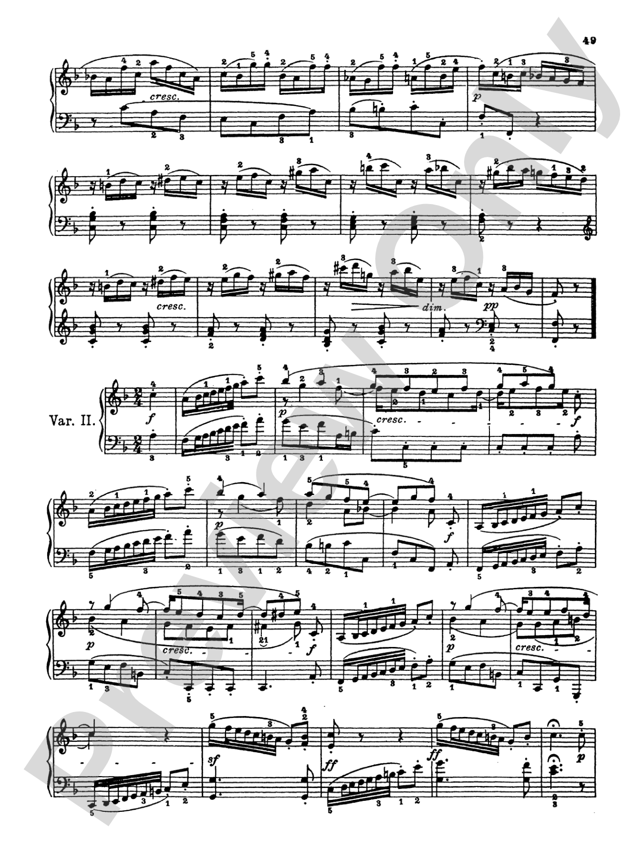 Beethoven: Variations (Volume II)