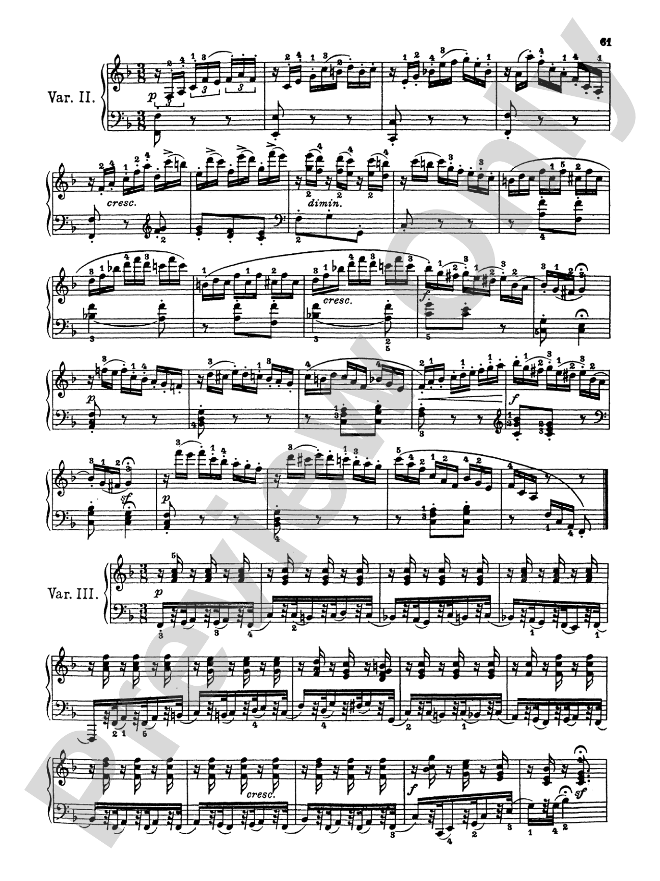 Beethoven: Variations (Volume II)