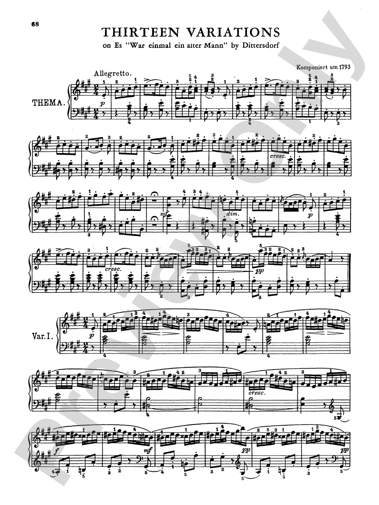 Beethoven: Variations (Volume II)