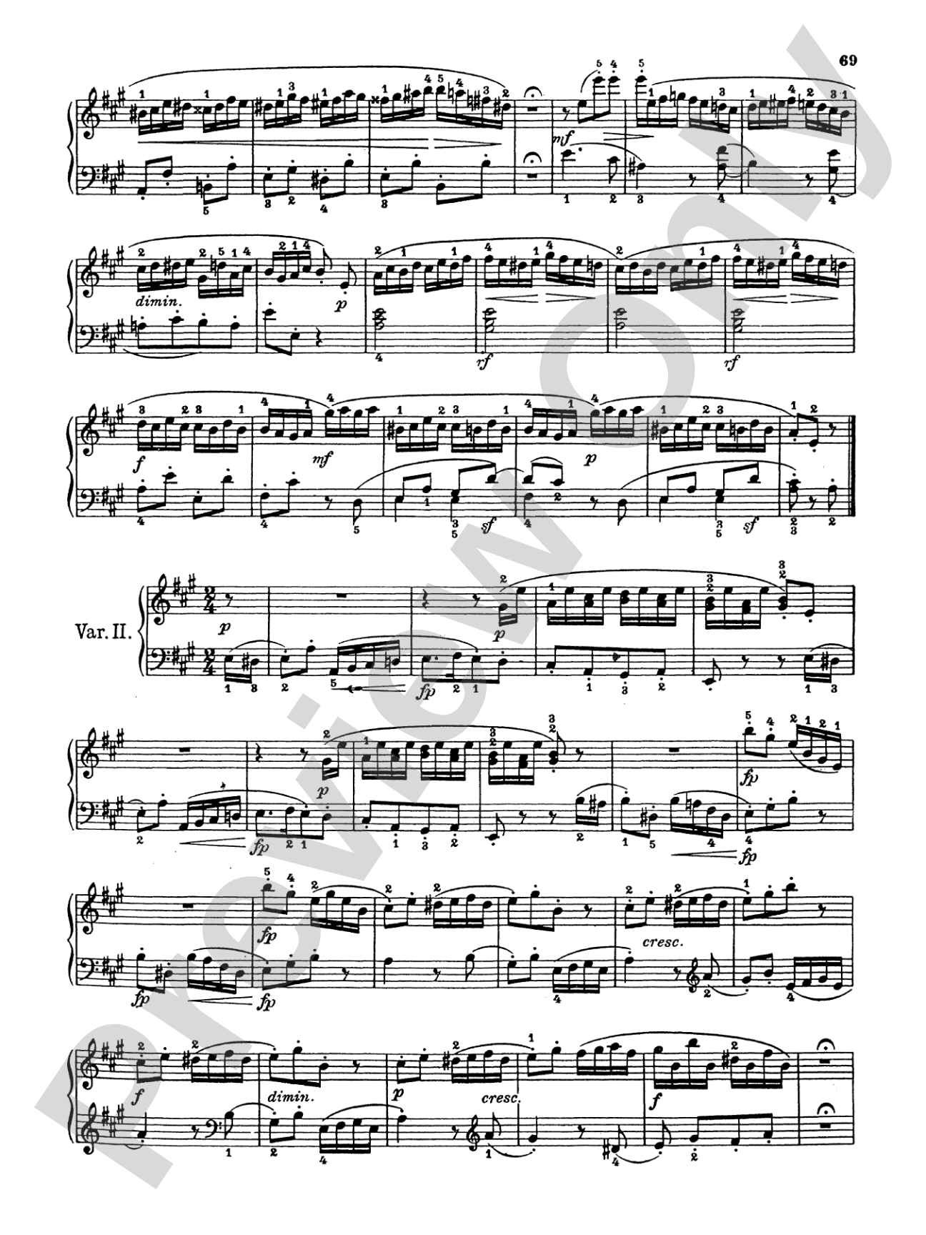 Beethoven: Variations (Volume II)