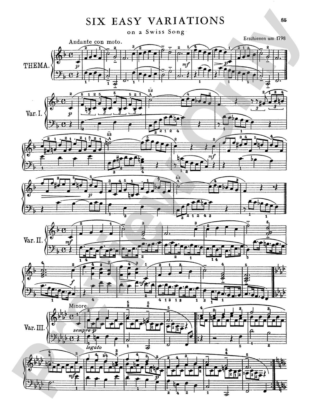 Beethoven: Variations (Volume II)