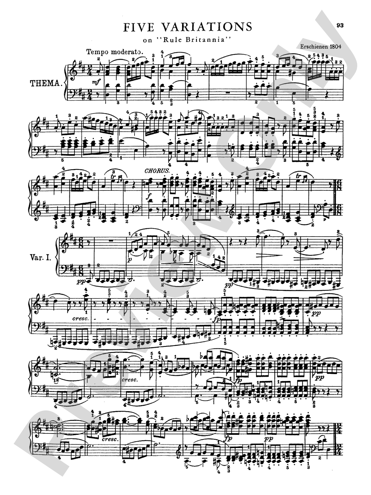 Beethoven: Variations (Volume II)