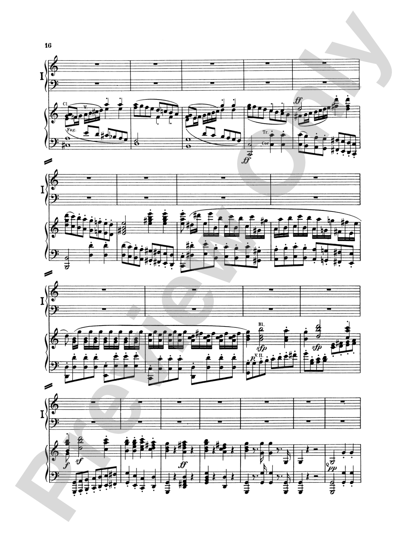 Beethoven: Piano Concerto No. 1 in C Major, Opus 15: Piano Duo (2 Pianos, 4 Hands) Book (2 copies required)
