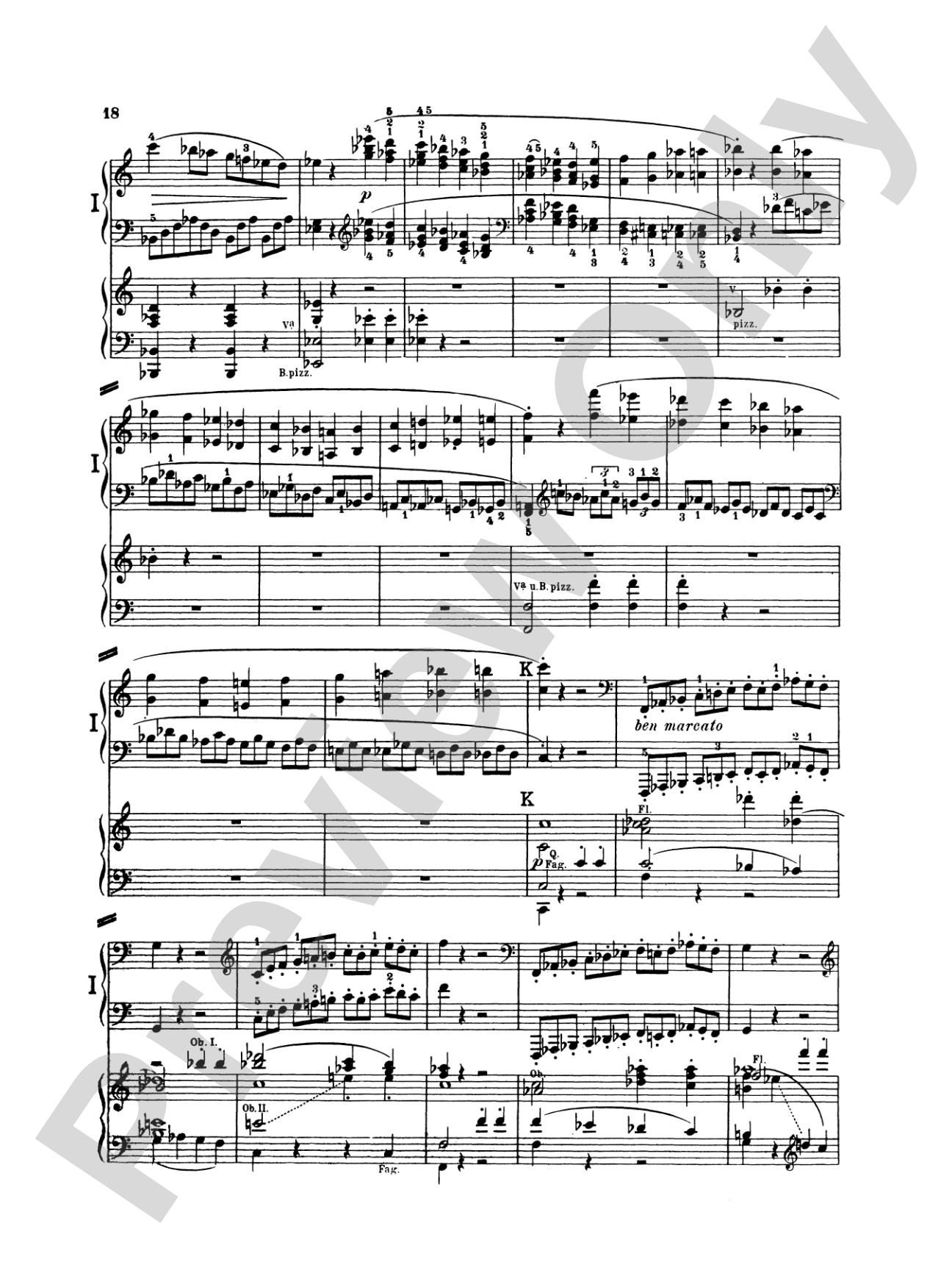Beethoven: Piano Concerto No. 1 in C Major, Opus 15: Piano Duo (2 Pianos, 4 Hands) Book (2 copies required)