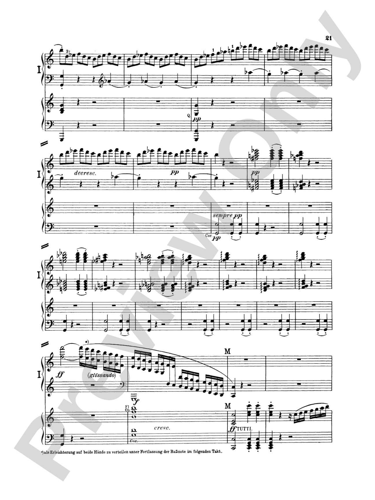 Beethoven: Piano Concerto No. 1 in C Major, Opus 15: Piano Duo (2 Pianos, 4 Hands) Book (2 copies required)