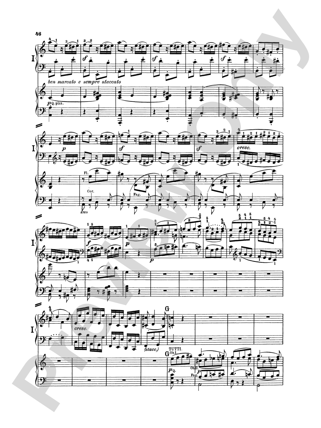 Beethoven: Piano Concerto No. 1 in C Major, Opus 15: Piano Duo (2 Pianos, 4 Hands) Book (2 copies required)