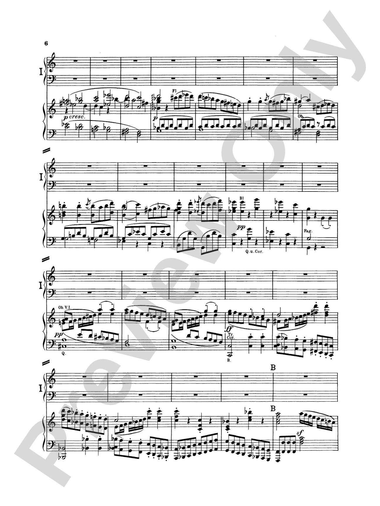 Beethoven: Piano Concerto No. 1 in C Major, Opus 15: Piano Duo (2 Pianos, 4 Hands) Book (2 copies required)