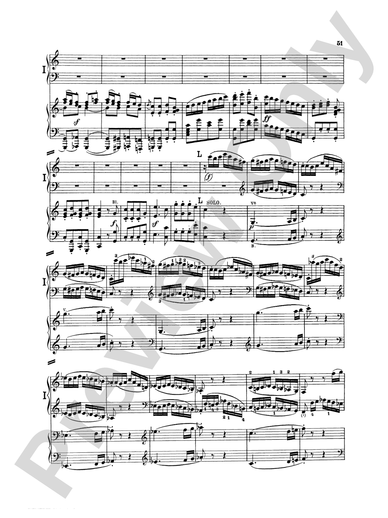 Beethoven: Piano Concerto No. 1 in C Major, Opus 15: Piano Duo (2 Pianos, 4 Hands) Book (2 copies required)