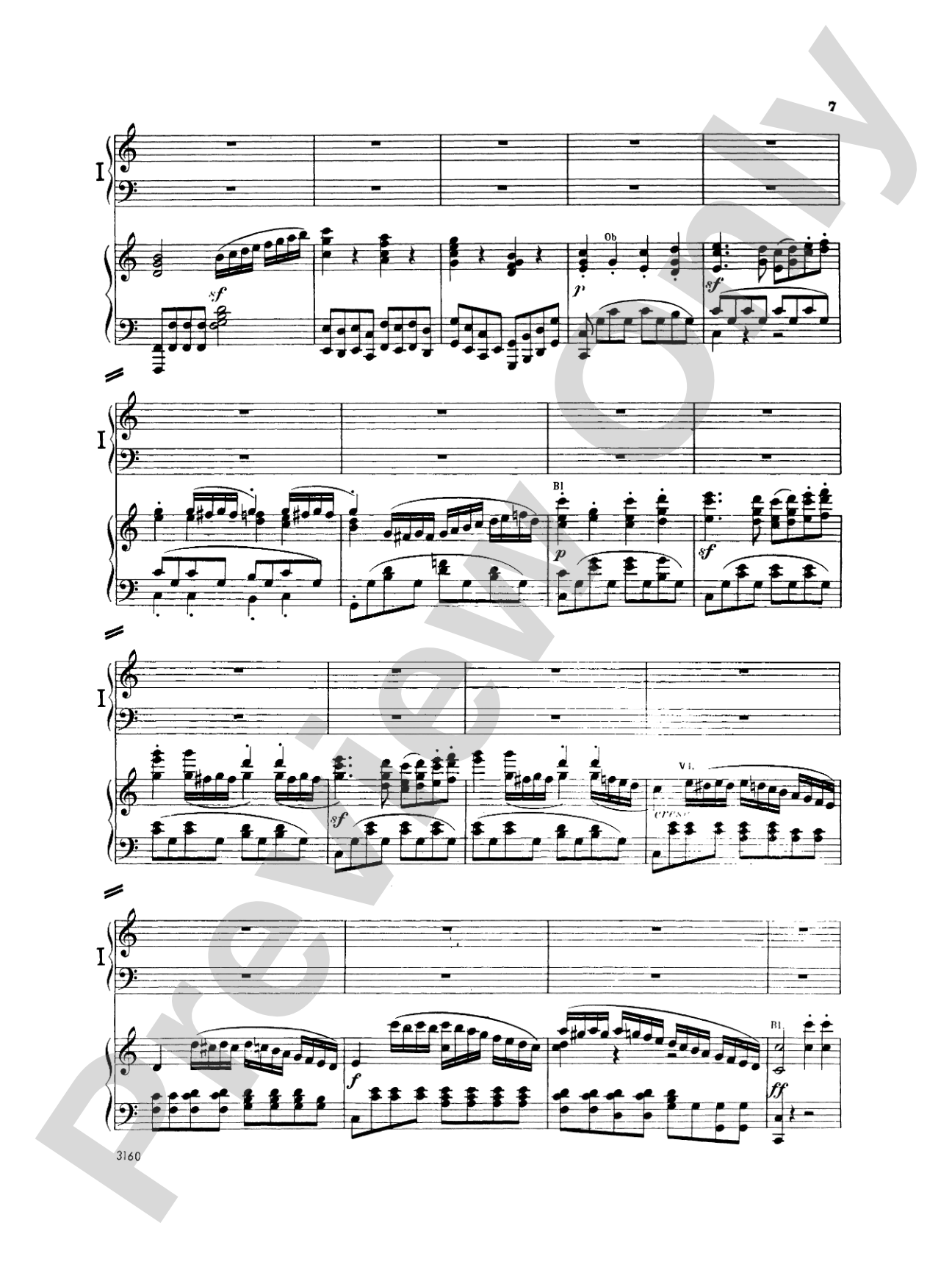 Beethoven: Piano Concerto No. 1 in C Major, Opus 15: Piano Duo (2 Pianos, 4 Hands) Book (2 copies required)