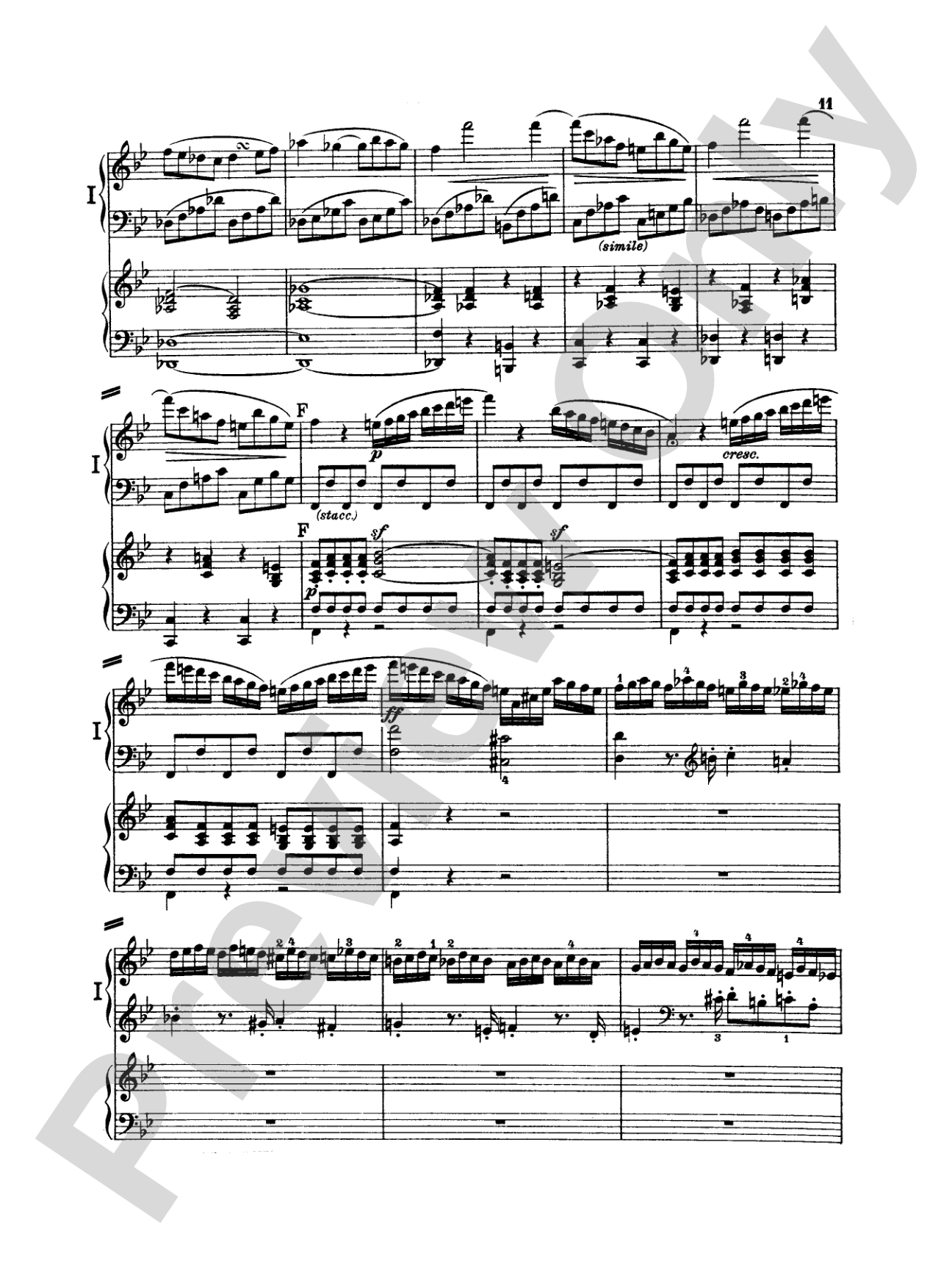 Beethoven: Piano Concerto No. 2 in B flat Major, Opus 19: Piano Duo (2 Pianos, 4 Hands) Book (2 copies required)