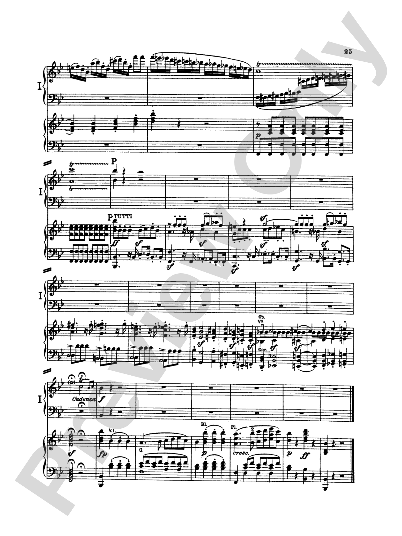 Beethoven: Piano Concerto No. 2 in B flat Major, Opus 19: Piano Duo (2 Pianos, 4 Hands) Book (2 copies required)