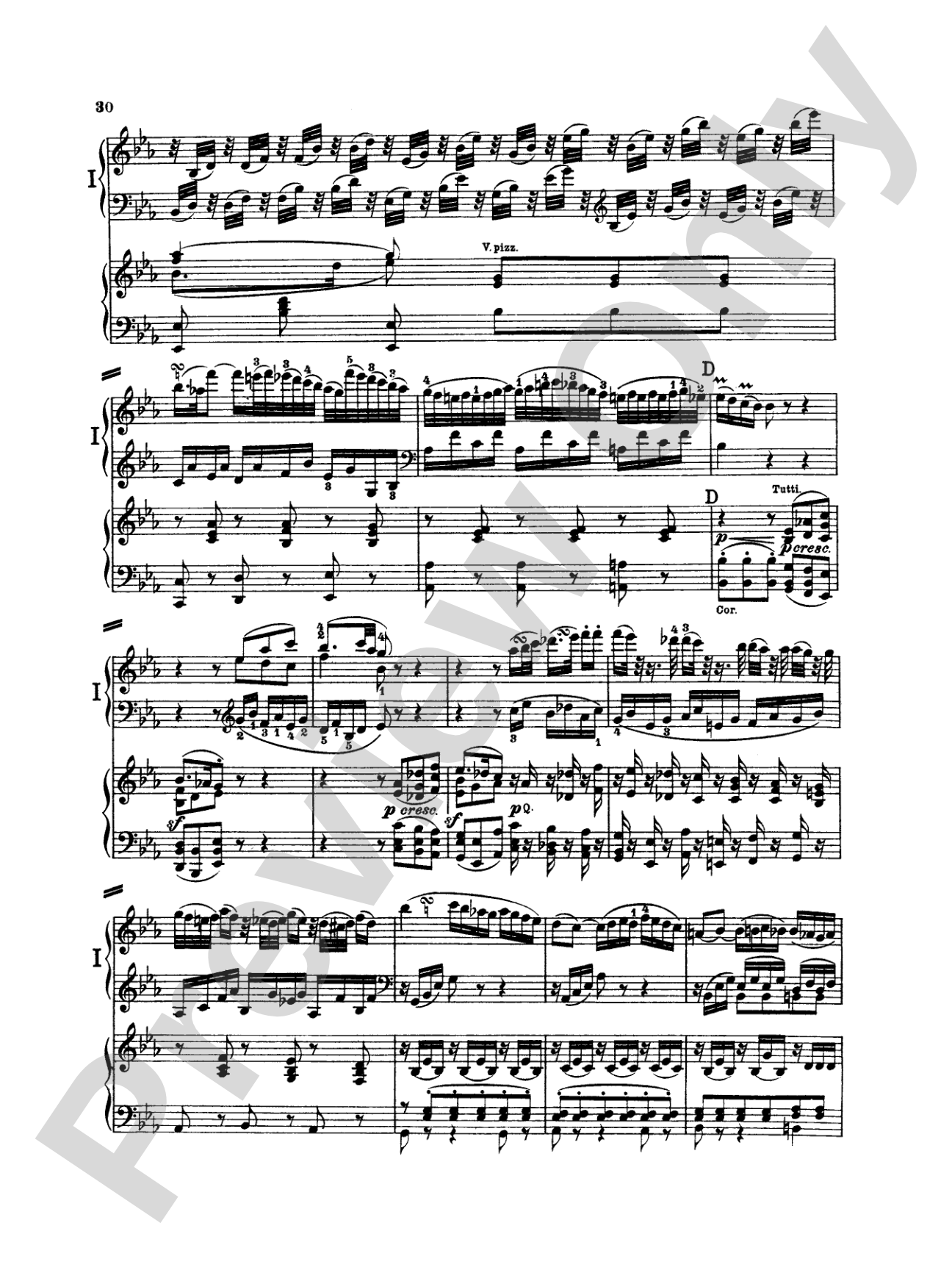 Beethoven: Piano Concerto No. 2 in B flat Major, Opus 19: Piano Duo (2 Pianos, 4 Hands) Book (2 copies required)