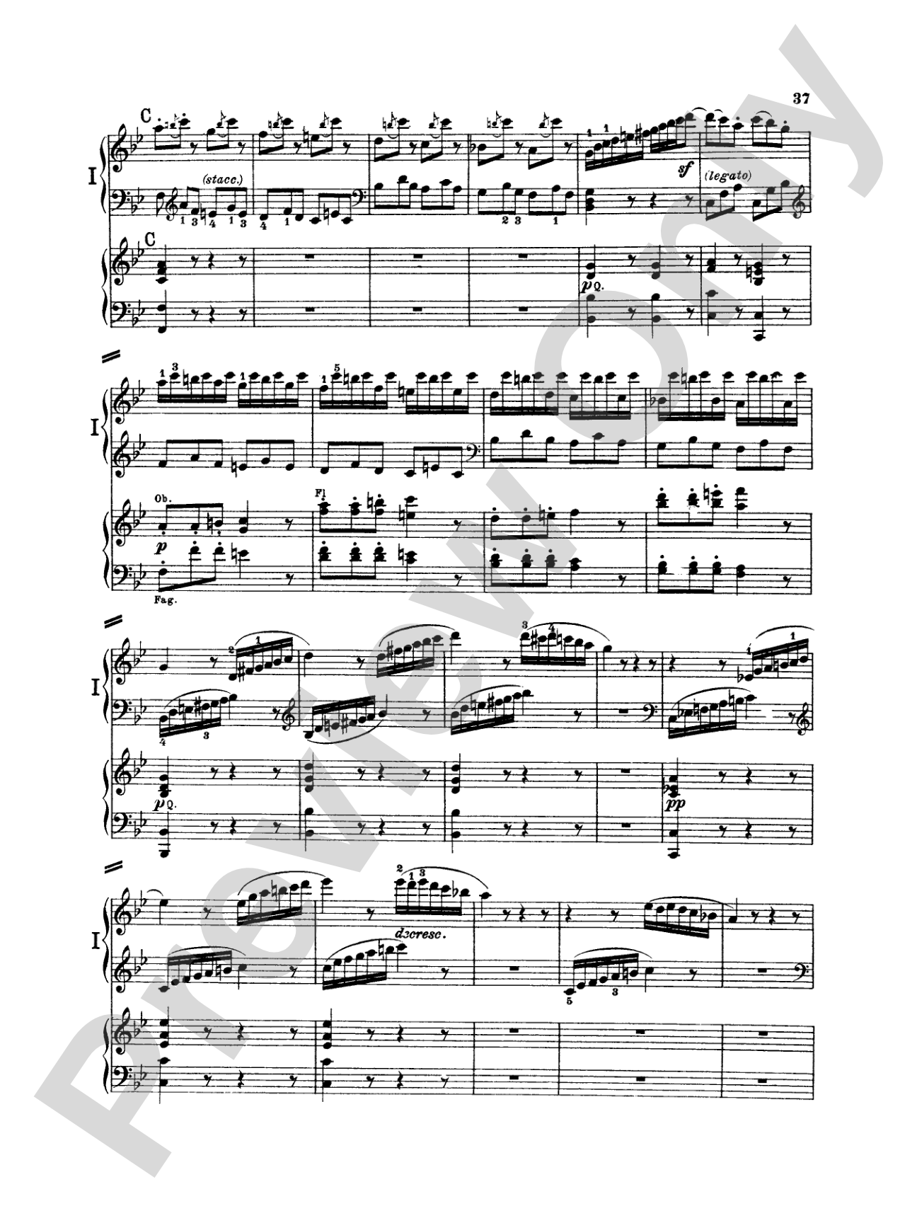 Beethoven: Piano Concerto No. 2 in B flat Major, Opus 19: Piano Duo (2 Pianos, 4 Hands) Book (2 copies required)