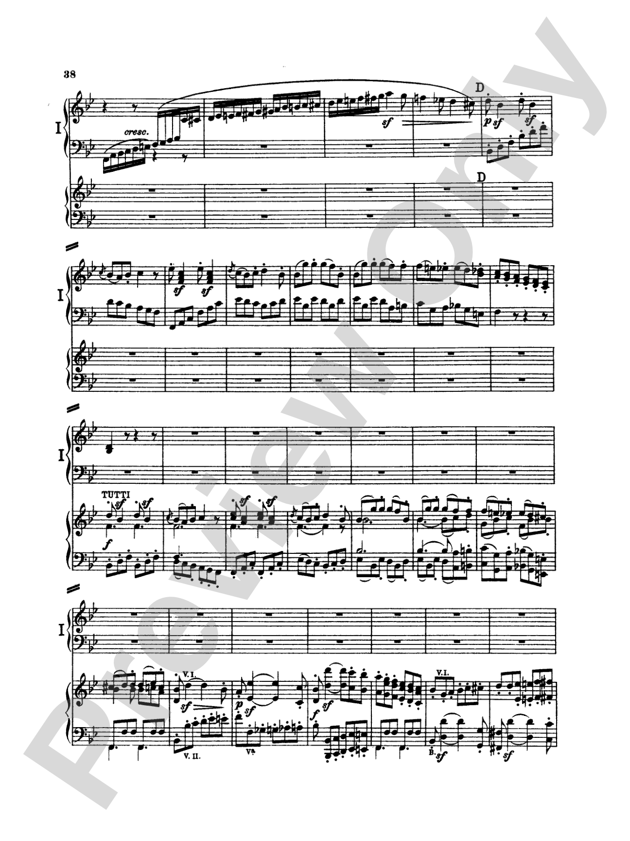 Beethoven: Piano Concerto No. 2 in B flat Major, Opus 19: Piano Duo (2 Pianos, 4 Hands) Book (2 copies required)