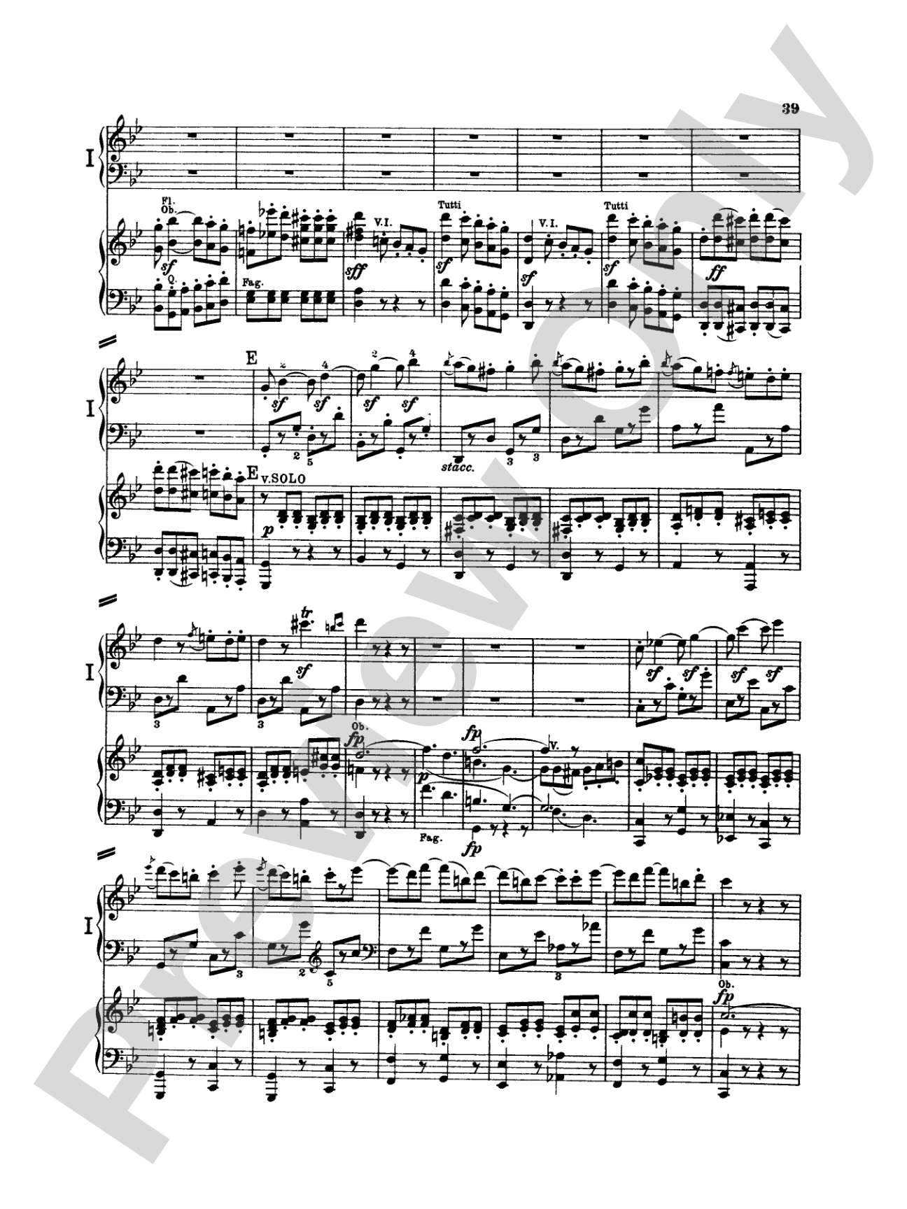 Beethoven: Piano Concerto No. 2 in B flat Major, Opus 19: Piano Duo (2 Pianos, 4 Hands) Book (2 copies required)