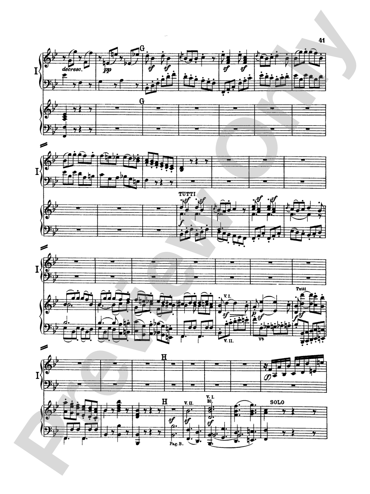 Beethoven: Piano Concerto No. 2 in B flat Major, Opus 19: Piano Duo (2 Pianos, 4 Hands) Book (2 copies required)